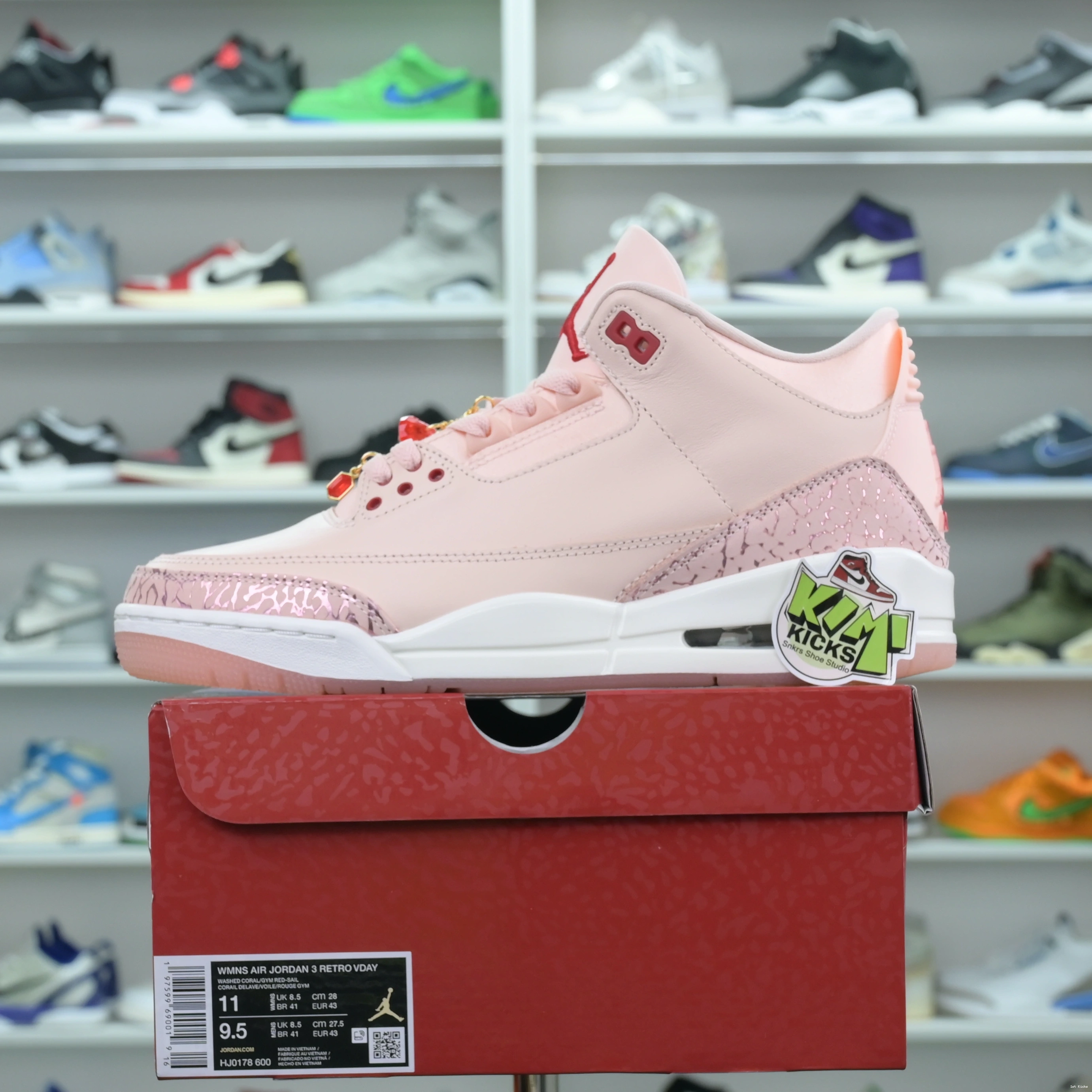 Jordan Air Valentine's 3 Jordan AllSeason Kimikick Day 1842 1227